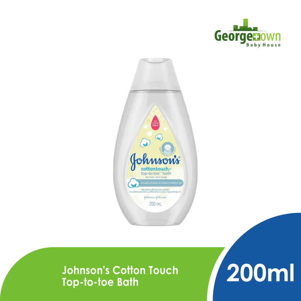 JOHNSON'S COTTON TOUCH TOPTOTOE BATH 200ML Shopee Malaysia