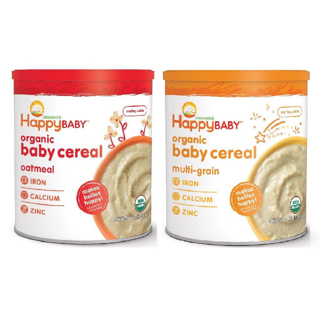 happy baby organic baby cereal