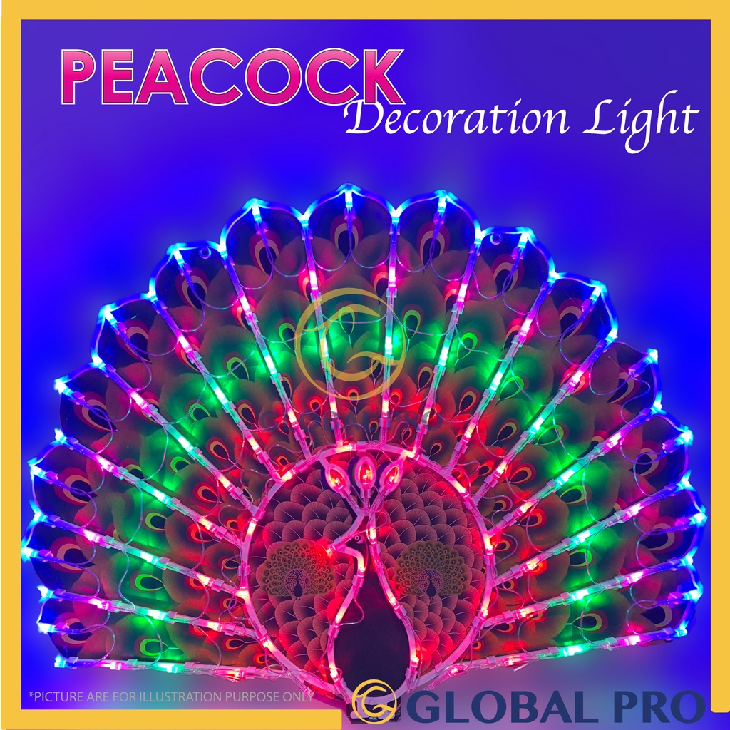 PEACOCK Decoration Light LED Decoration Light Fairy Light Home Deco ...