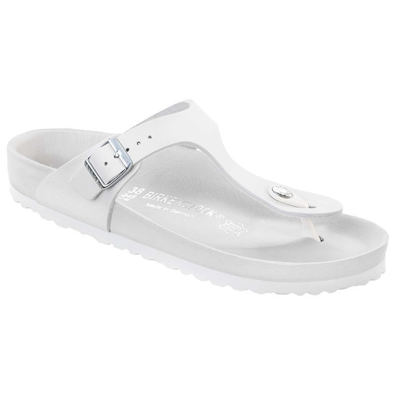 all white birkenstocks
