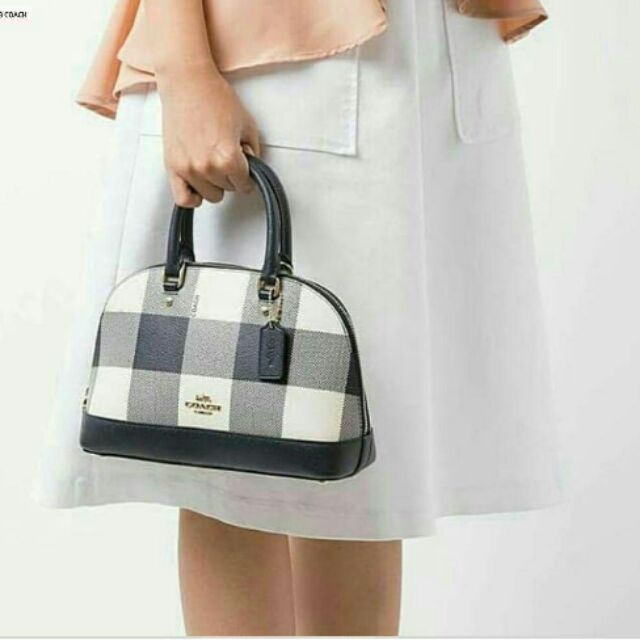 coach checkered bag