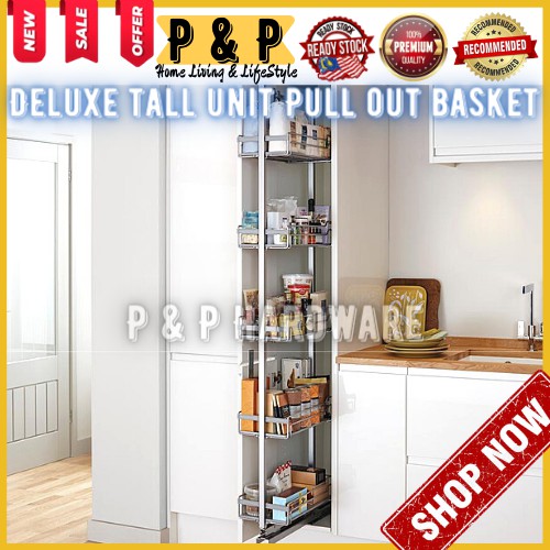 Pull Out Kitchen Cupboard Organizers Round Silver Sliding Pantry Kitchen Corner Cupboard Pull Out Storage Shelves Chrome Shopee Malaysia