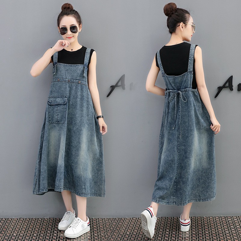 jean romper dress