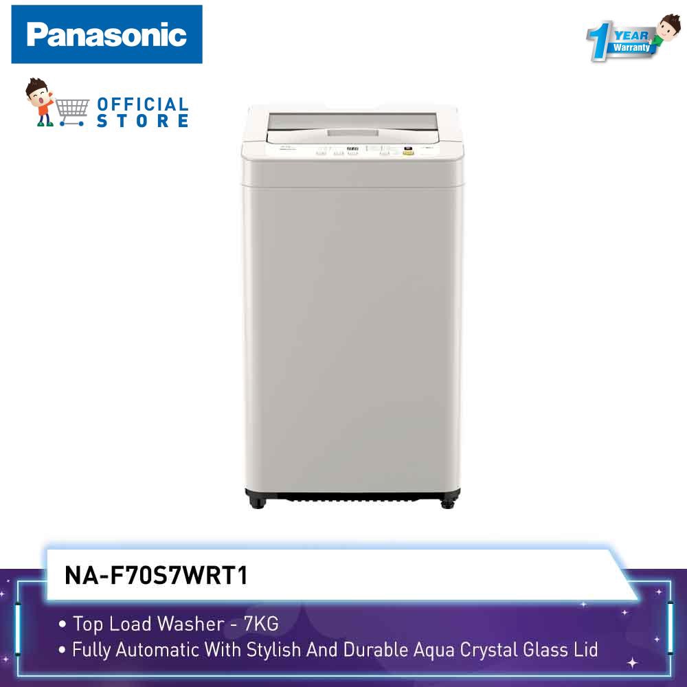 Panasonic Washer NAF70S7 (7KG) Aqua Spin Rinse Shopee Malaysia