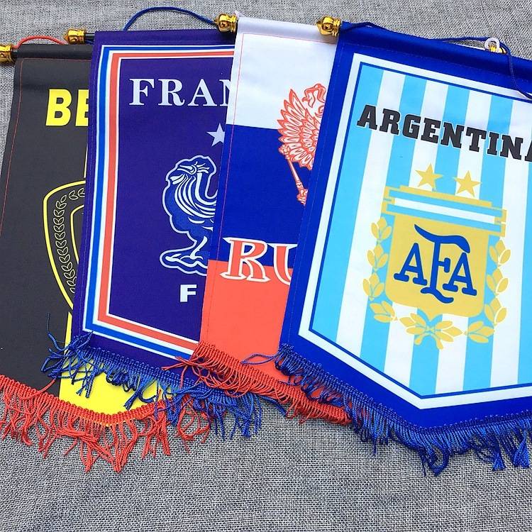 FTB 2022 World Cup Brazil France Germany Portugal Argentina Flag Bunting Fans Souvenirs Hanging Flag Bar Decoration s