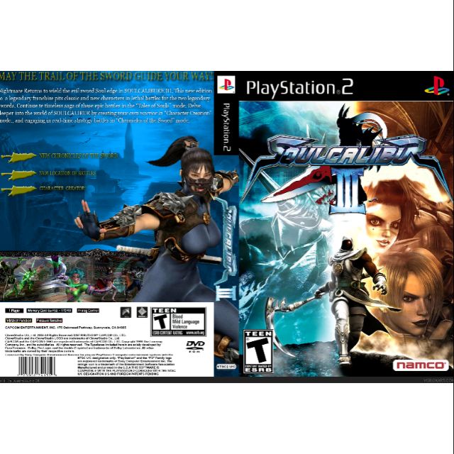Soulcalibur II Soul Calibur 2 sony PS2 PLAYSTATION Pal Eur - - Costume