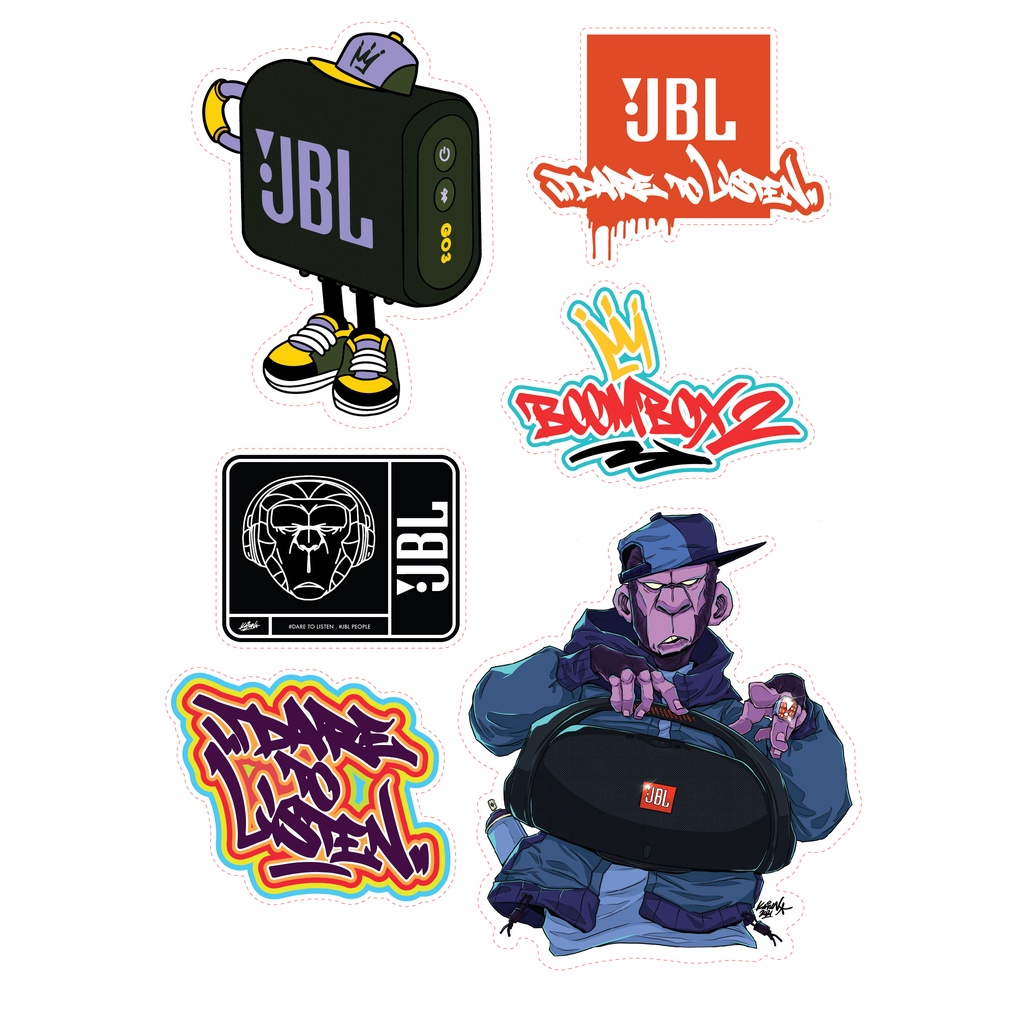 JBL Sticker Pack x Katun [While Stocks Last] Shopee Malaysia