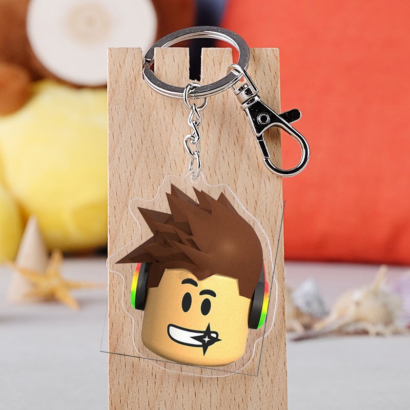 Game Roblox Figure Pvc Keychain Cosplay Pendants Jewelry Key Rings Gifts Shopee Malaysia - hot game roblox figure pvc necklace costume pendants otaku