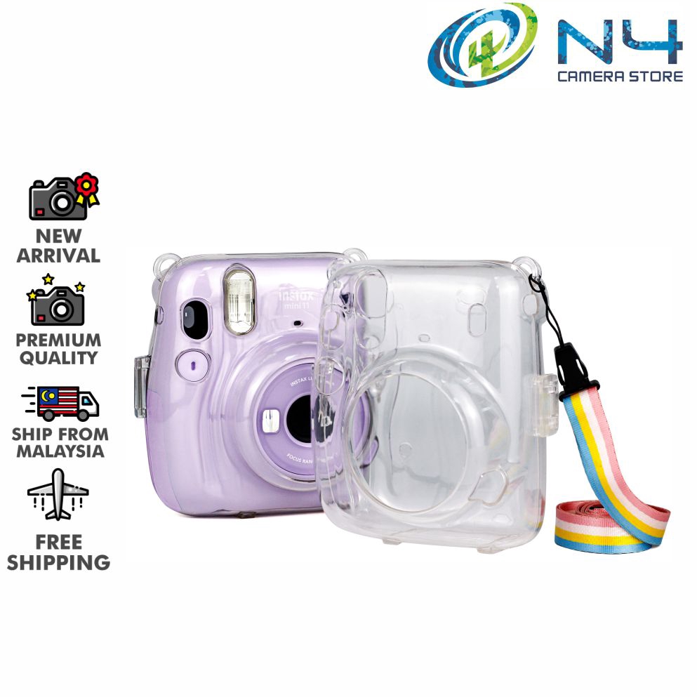 Instax Mini 11 Crystal Transparent Case / Crystal Case / Hard Case for