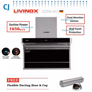 livinox cooker hood lch copperplus 90ss
