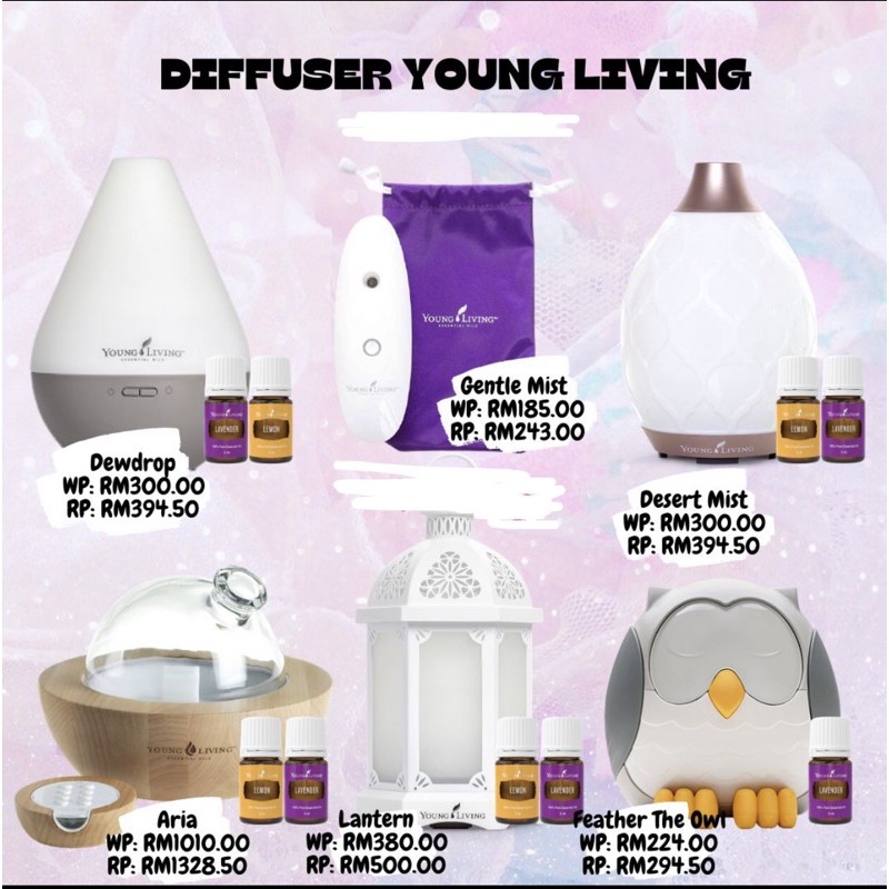 Diffuser Young Living Free 4 EO (5ml) Repack Shopee Malaysia
