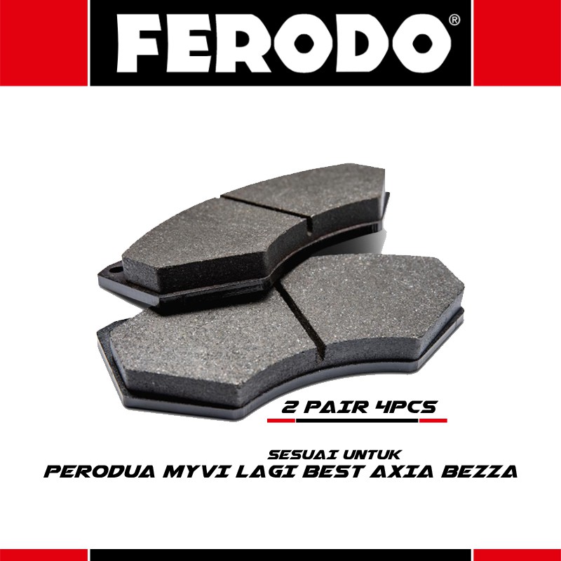 FERODO FRONT BRAKE PAD PERODUA MYVI LAGI BEST AXIA BEZZA  Shopee Malaysia