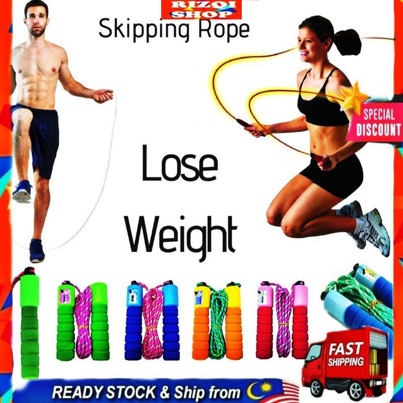 Buy Sale Sport Skipping Rope Tali Lompat Skipping Jumping Rope With Machanil Count Seetracker Malaysia