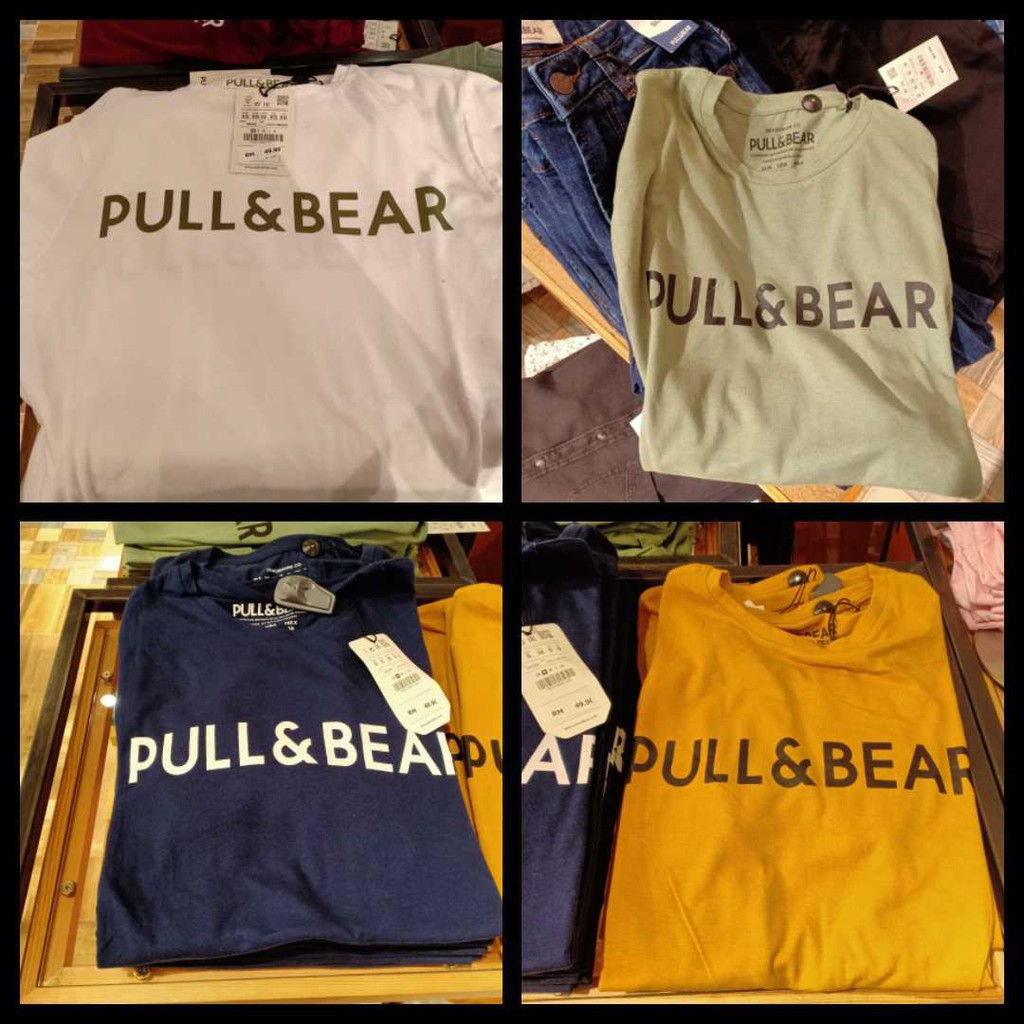 Pull & Bear-Word Printing (Muscle Fit) Malaysia