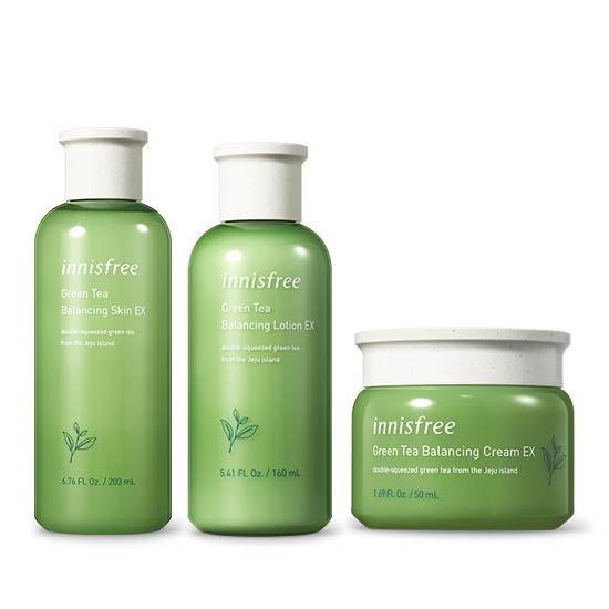 Green Tea Balancing Skin Care Set Ex Cleanser At Low Price Tofusecret