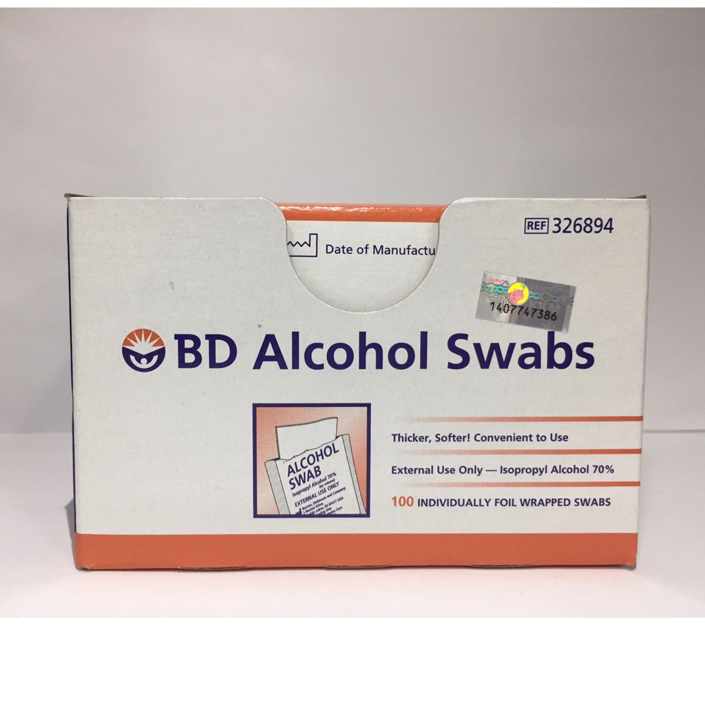 bd alcohol pads