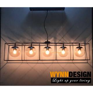 Wynn Design Vintage Pendant Lights Multiple Rod Wrought Iron Ceiling Lamp Nordic Lighting Living Room Lamparas For Home