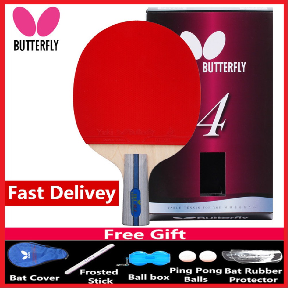 1 Ping Pong 1 Ping Pong Paddle Butterfly 401 Table Tennis Racket Set 
