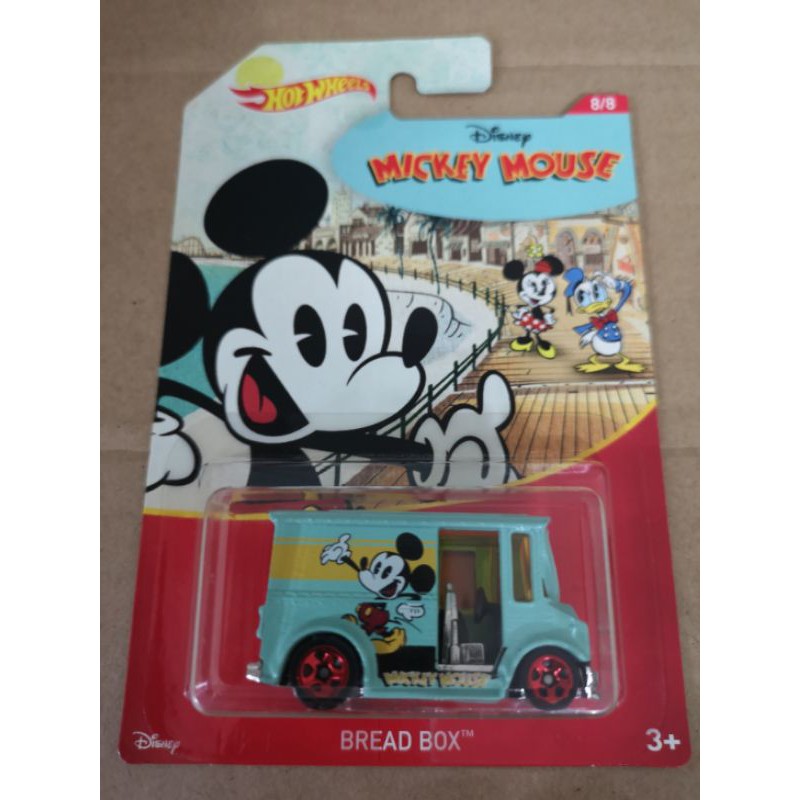 hot wheels mickey mouse bread box