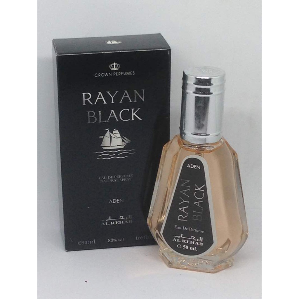 Al Rehab Perfume Rayan Black 50 Ml Shopee Malaysia