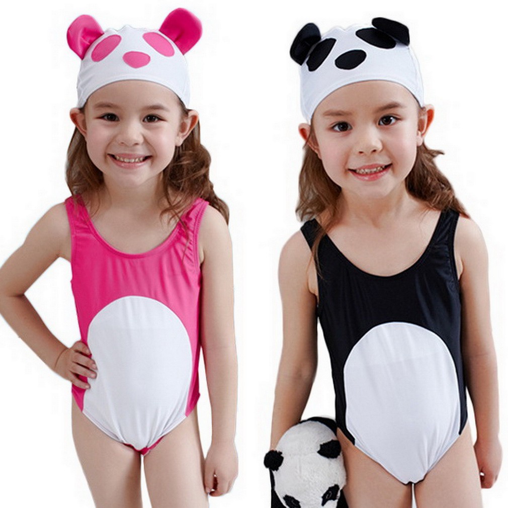 panda swimming costume