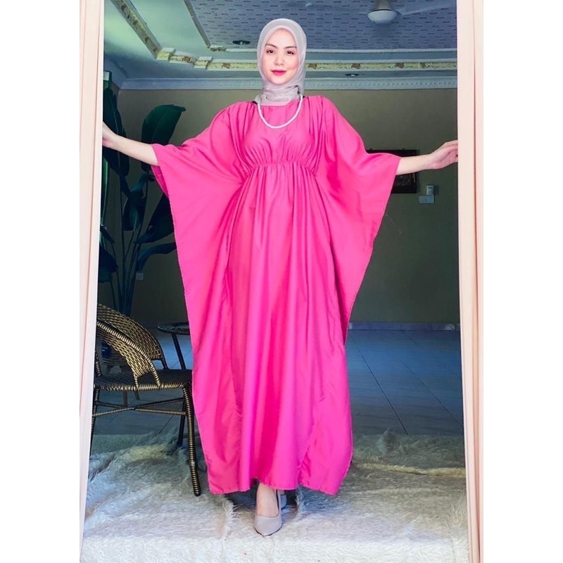 Buy Hot Selling Kaftan Raya Baju Raya Labuh Tangan Kelawar Kembang Murah Viral Muslimah Seetracker Malaysia