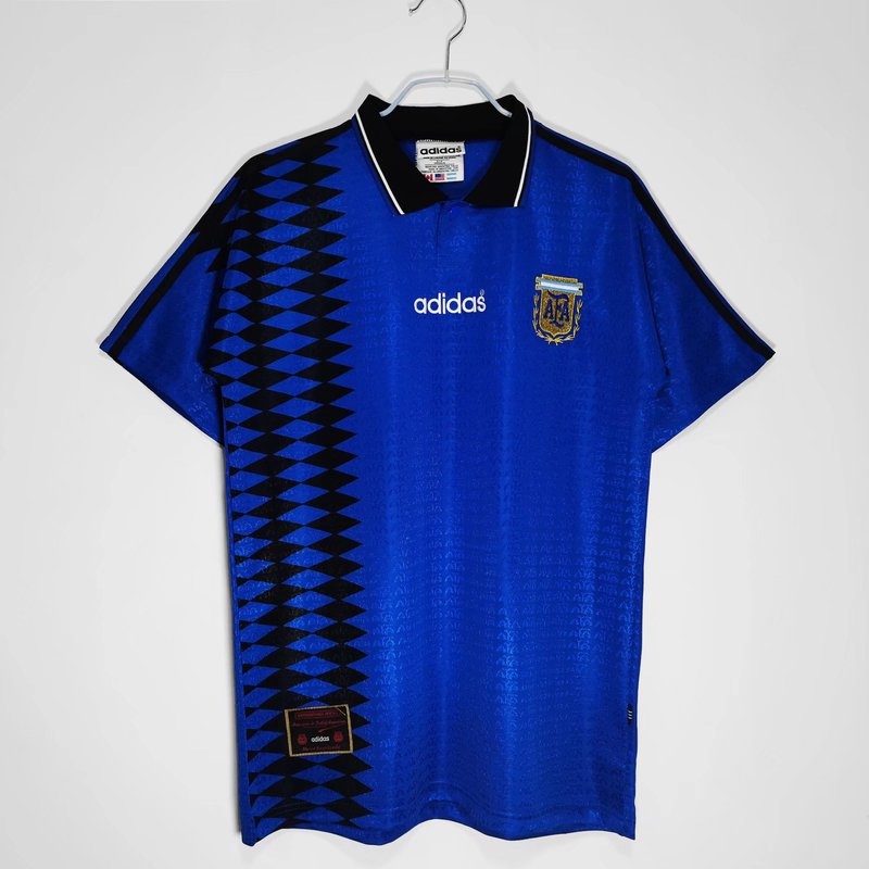 1994 season Argentina away S-XXL retro short-sleeved jersey football jersey high-quality jersey AAA