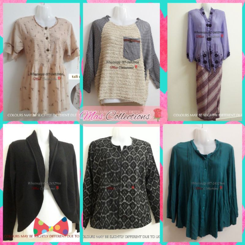 ❤PRELOVED BLOUSE | DRESS | JUMPSUIT (LOCK DURING LIVE STREAMING)