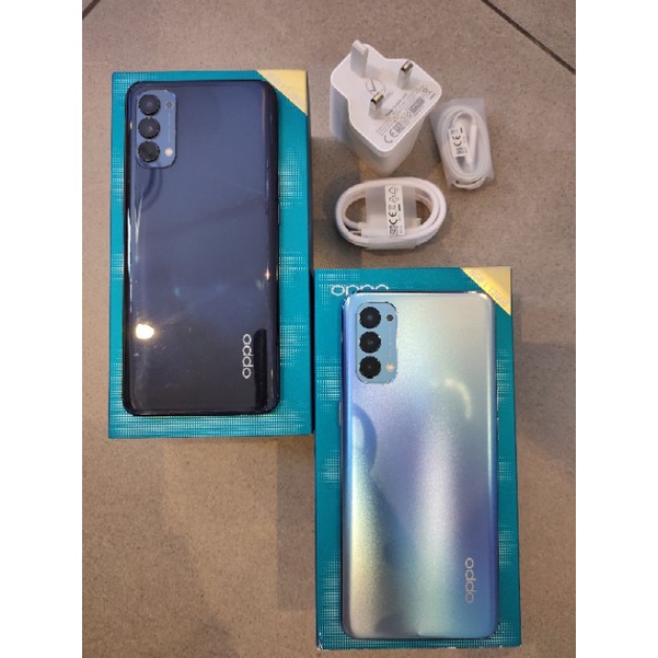 Oppo Reno4 8+128GB Available Colour: Galactic Blue/space Black | Shopee ...