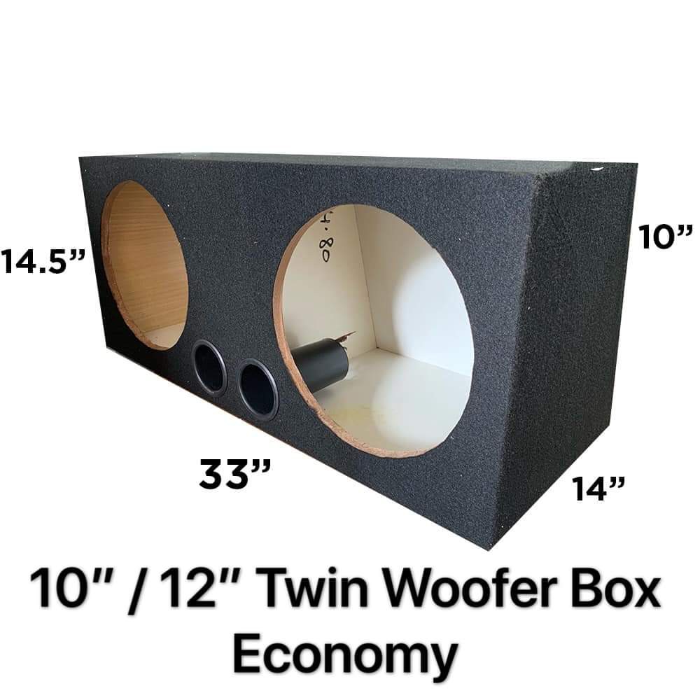 twin subwoofer box