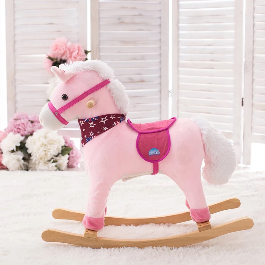 Rocking Musical Horse Pink Shopee Malaysia
