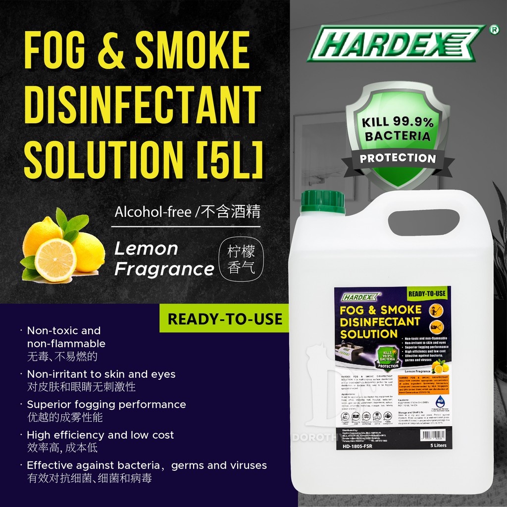 SINAR Hardex Fog & Smoke Disinfectant Solution Fogging Machine Liquid