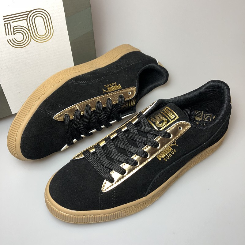 puma suede 50th anniversary gold