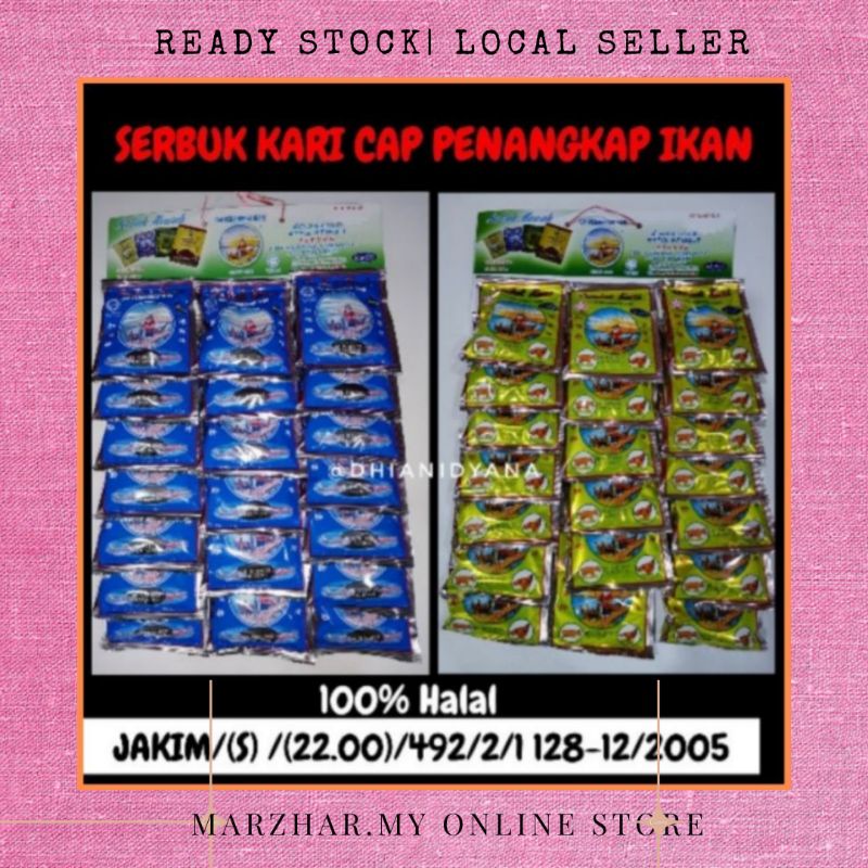 !!! !!! KARI CAP PENANGKAP IKAN SINCE 1962 PILIHAN RAKYAT MALAYSIA REMPAH CAP NELAYAN