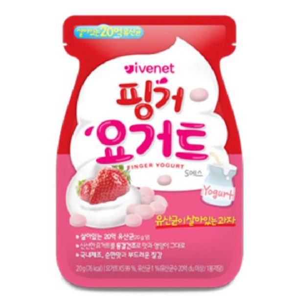 Ivenet Bebe Finger Melting Yogurt Strawberry 7m Baby Snack Food Shopee Malaysia