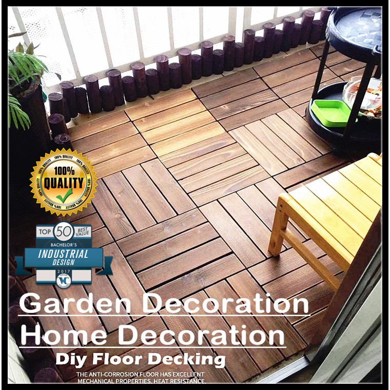 Floor Decking Garden Decoration Flooring Wpc Wood Floor Kayu