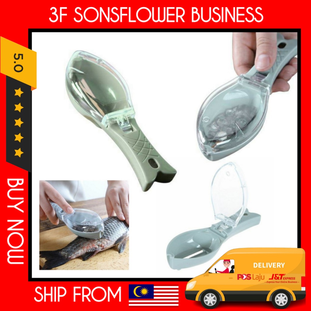 Fish Scale Scraper/ Fish Scale Remover/ Sisik Ikan Remover/ Alat Buang Sisik Ikan/ Pembuang Sisik Ikan