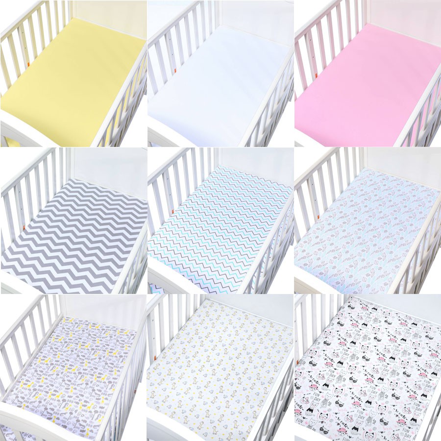 Stretchy Fitted Crib Sheets Portable Crib Mattress Topper For Baby