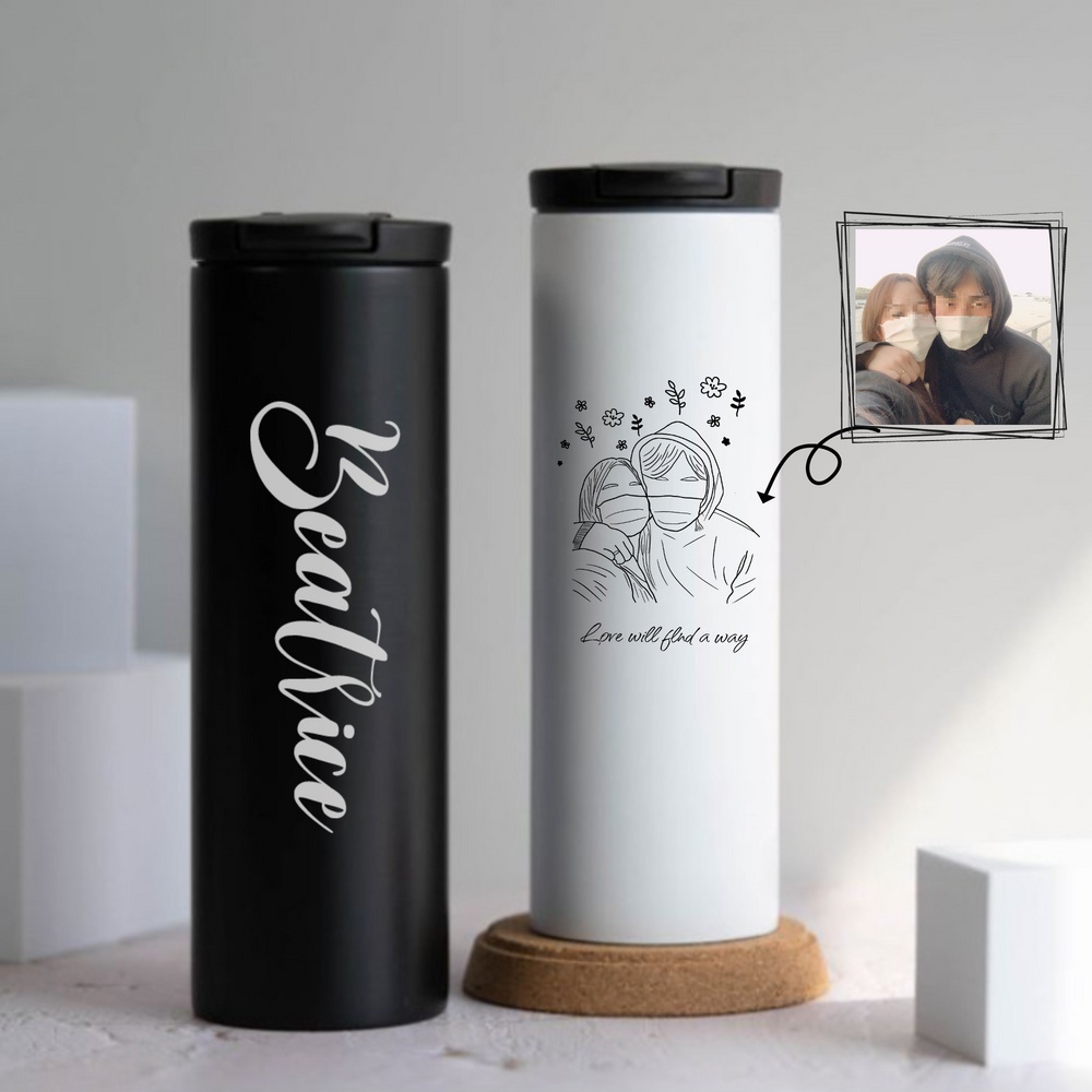 personalised Bux Bottle 500ml / customised tumbler / personalised