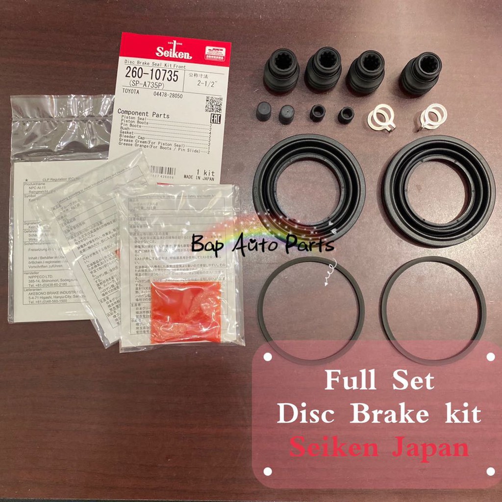 (FULL SET) TOYOTA ESTIMA ACR50 GSR50 / VELLFIRE ANH20 GGH20 FRONT BRAKE