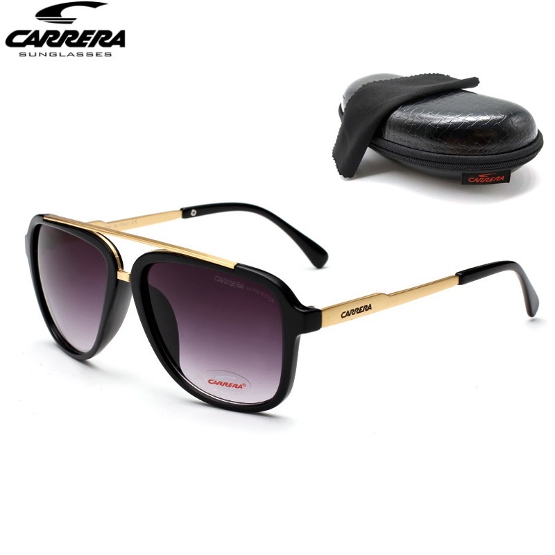 Carrera Retro Sunglasses Fashion Men Women's Personality Double Bridge Glasses Unisex Eyeglasses 0139 With Box and Cloth