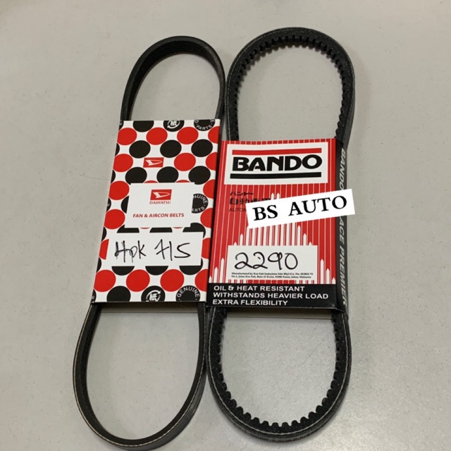 Perodua Viva Alternator Belt, Power Steering, Aircond Belting Set