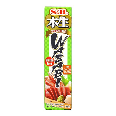 S&B Hon Nama Neri Wasabi 43g Japan Premium Wasabi Paste In Tube (No ...