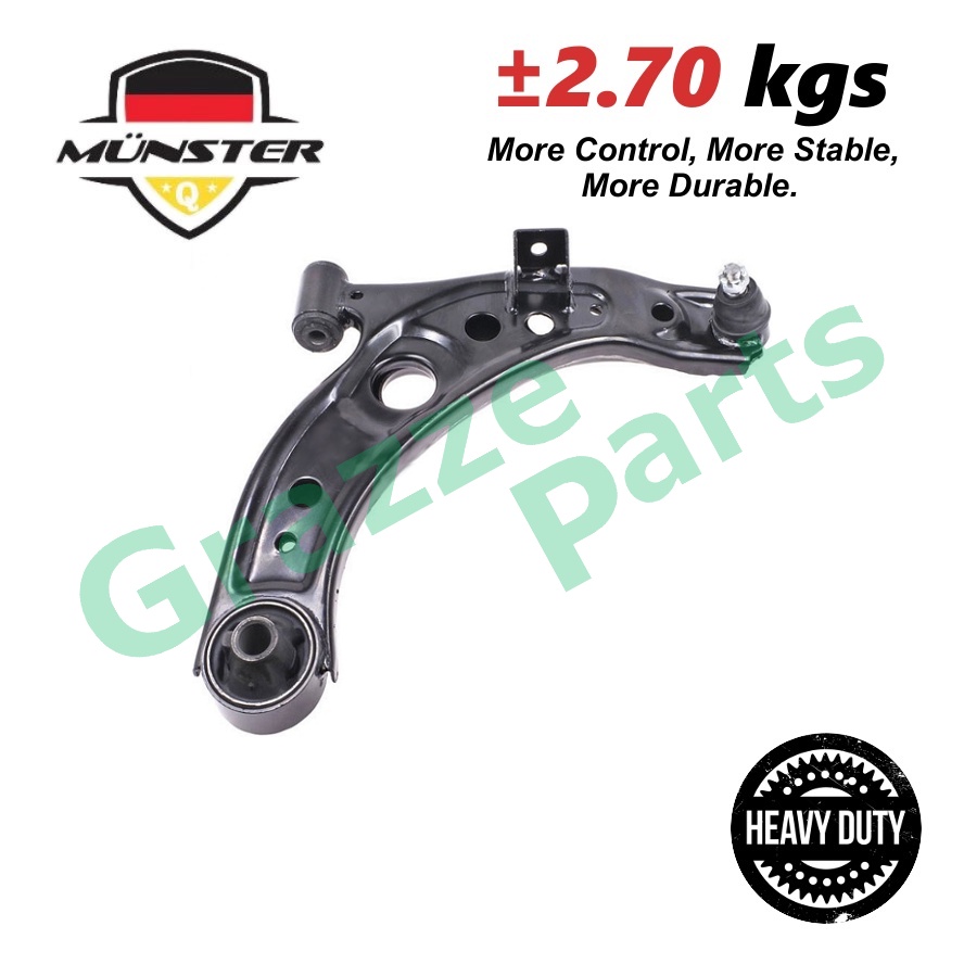 Münster "Heavy Duty" 48068B1020 Front Lower Control Arm for Perodua