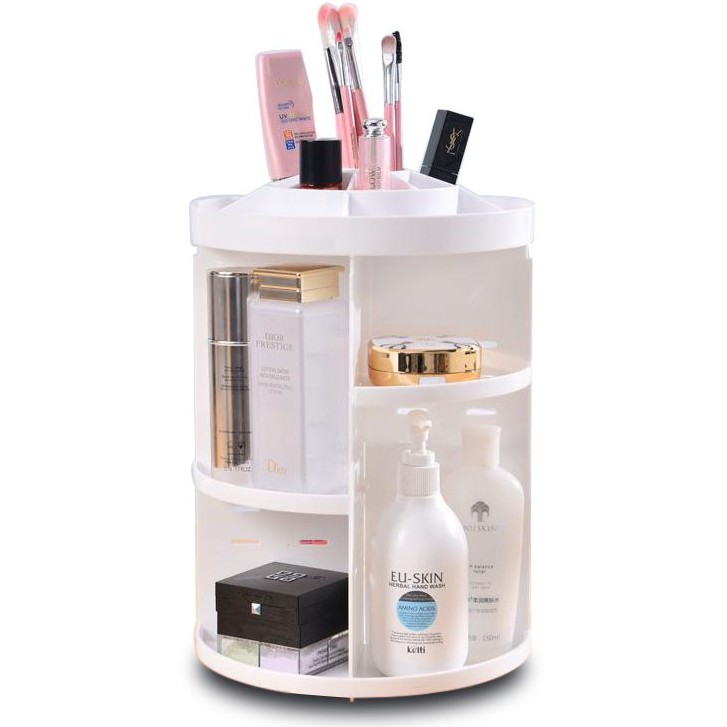 🎁KL STORE✨ _ Makeup box 360 Degree Rotate Cosmetic Makeup Storage Box / Organizer