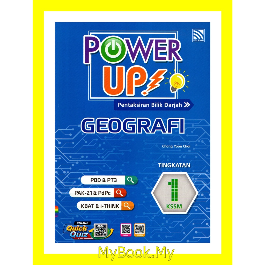 Myb Buku Latihan Kssm Tingkatan 1 Geografi Pelangi Shopee Malaysia