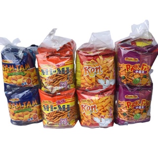 [ 10pack ] Mimi Snek Ku Prawn Flavoured Snack | Shopee Malaysia