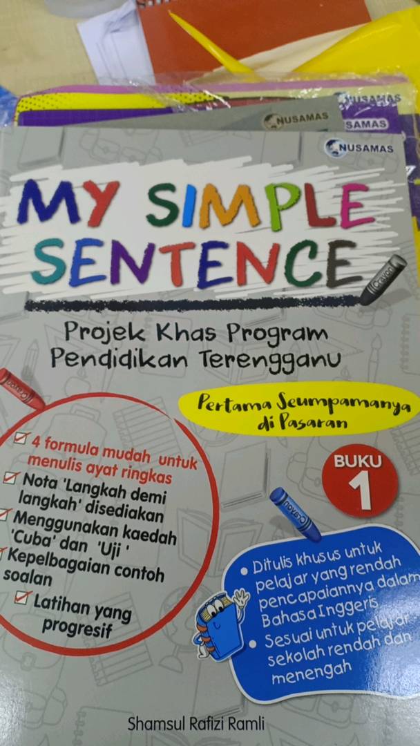 [2021] Buku Latihan My Simple Sentence Buku 1 | Shopee Malaysia