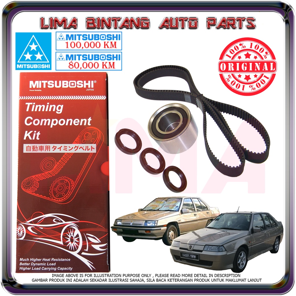 Proton Saga 12V , Iswara , Lmst Timing Belt Kit Set Mitsuboshi