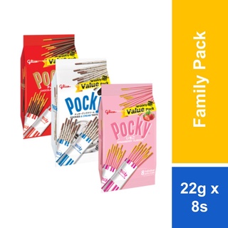 Image of Glico Pocky Family Pack 8s x 22g